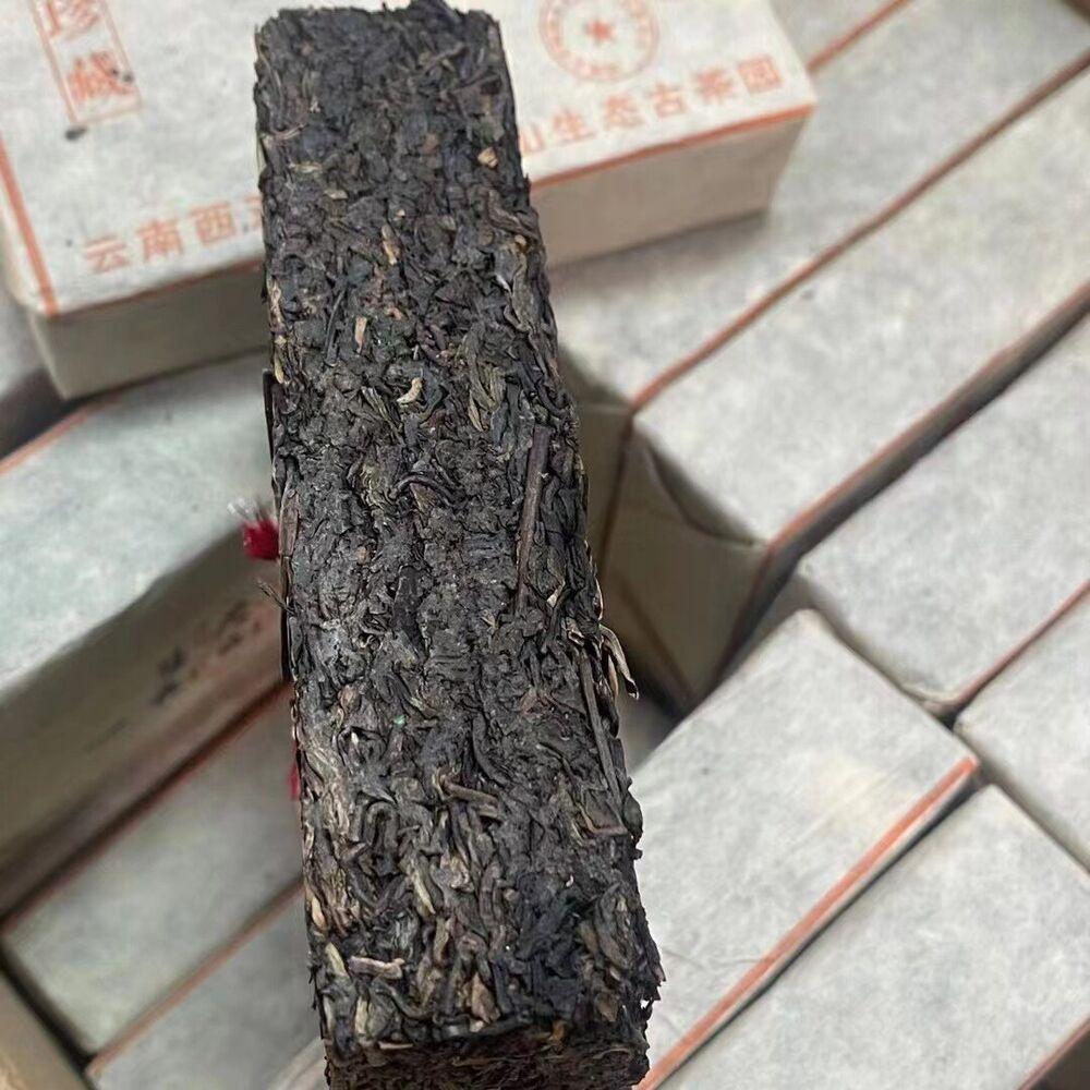 500g Yunnan Puerh Tuğla Çayı 2003 Banzhang Çay Kralı Ham Pu-erh Çay Tuğla Pu'er