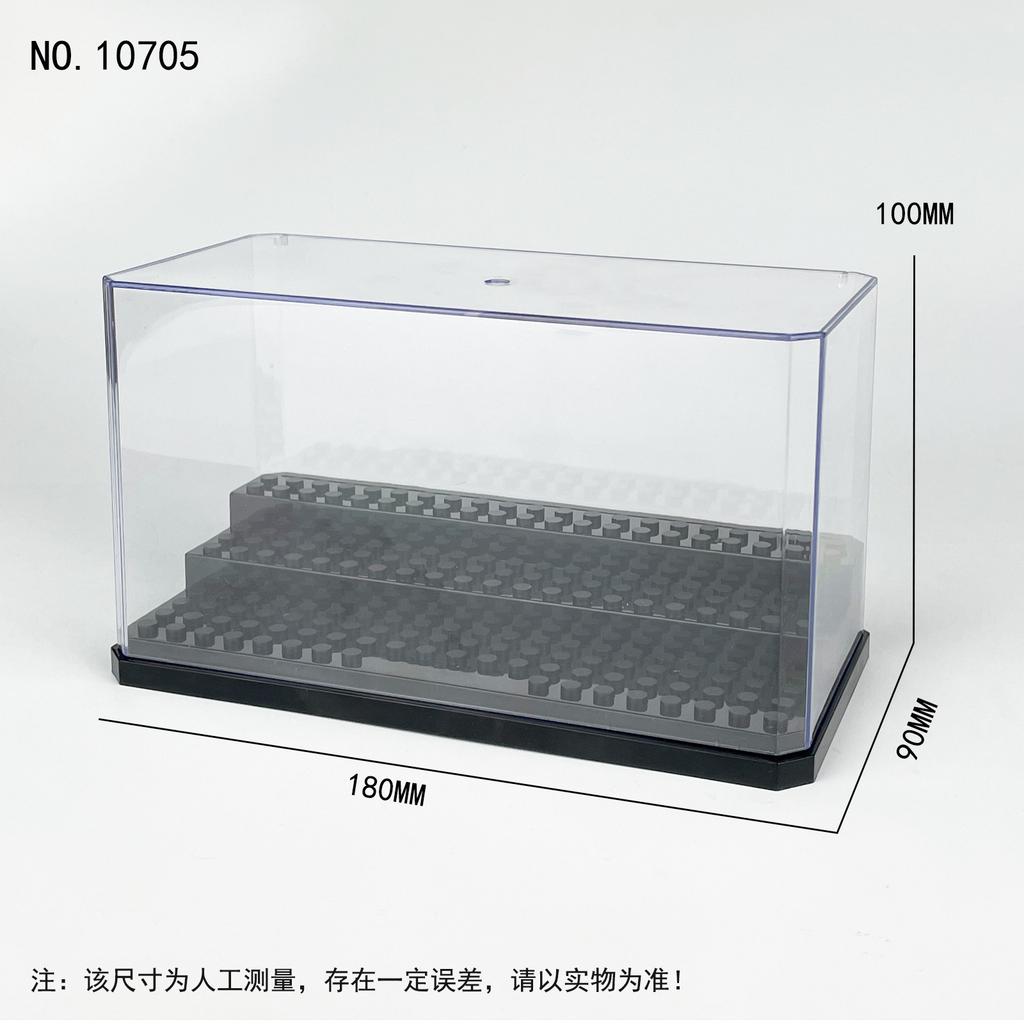 Aufbewahrungsbox Transparent Schmuckstück Dritte Ordnung 10705 Vitrine Kleine Partikel Baustein Spielzeug Modell Figur