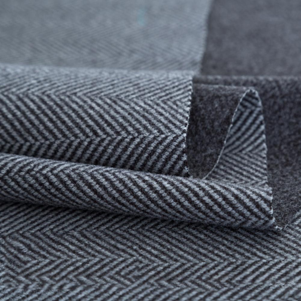 

Clothing Herringbone Fabric Autumn And Winter Fashionable SOFT AND COMFORTABLE Sewing Thickened Warm And Insulated світло-сірий колір