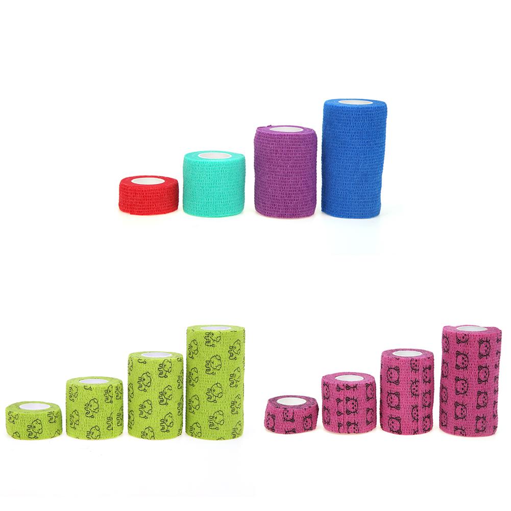 Self Adhesive Bandage Wrap for Dogs and Pets Breathable Non-Woven Vet Wrap Elastic for First Aid Sports Injury Protection