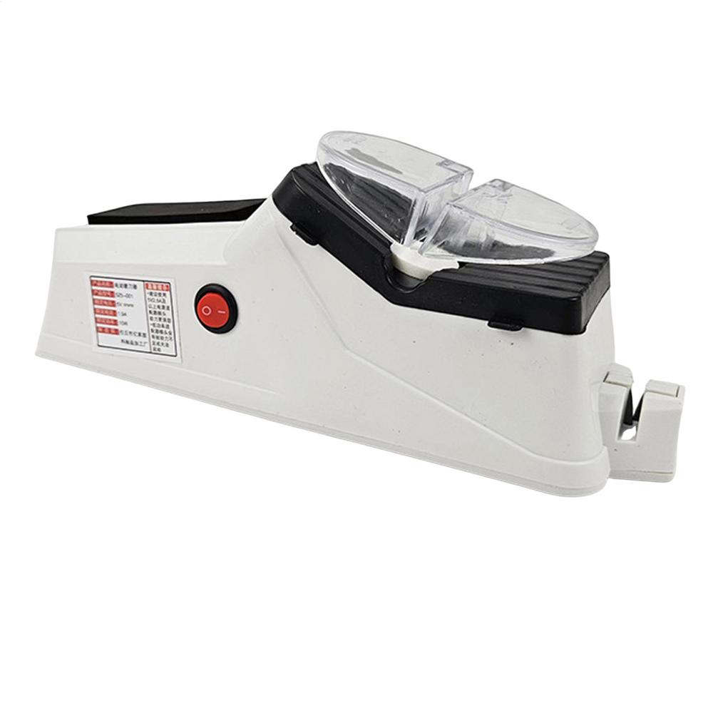 Electric Cutter Sharpener Professional Sharpener for Home Electric Rechargeable Electric Sharpening for Kitchen L белый