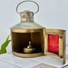 Set of 2 Nautical Brass Oil Lantern, Maritime Brass Port Light, Collectible Ship Lantern, Marine Oil Lamp, Customize Lantern 27.94 cm