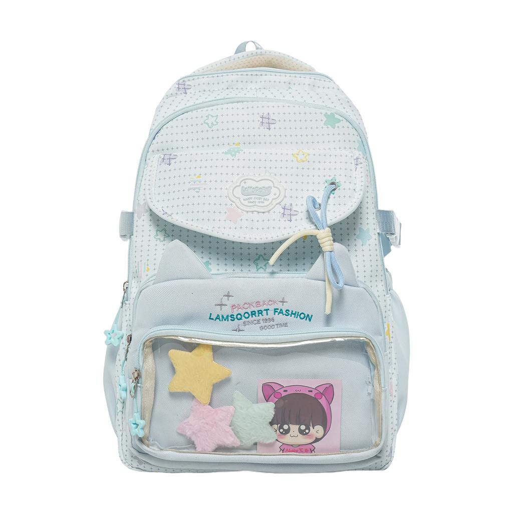 Schoolbag Korean school bag junior high school girls pain bag high value primary school girls large capacity backpack high school backpack