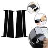 4Pcs Glossy Black For VW T5/T6 2008- Car Pillar Post Door Window Trim Cover Kits B C Column Stickers Auto Exterior Parts