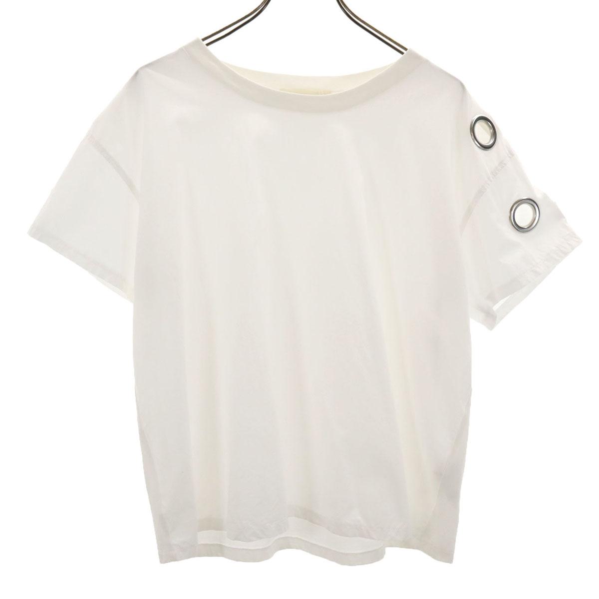 

ZUCCa made in Japan Short sleeve With eyelets T-shirt M white tops Women Used