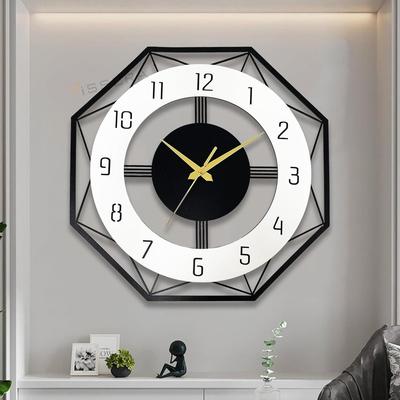 Designer Metal Wall Clock for Living Room | Latest Antique Stylish Fancy Decorative Big Size Wall Watch for Bedroom, Office, Kitchen, Dining