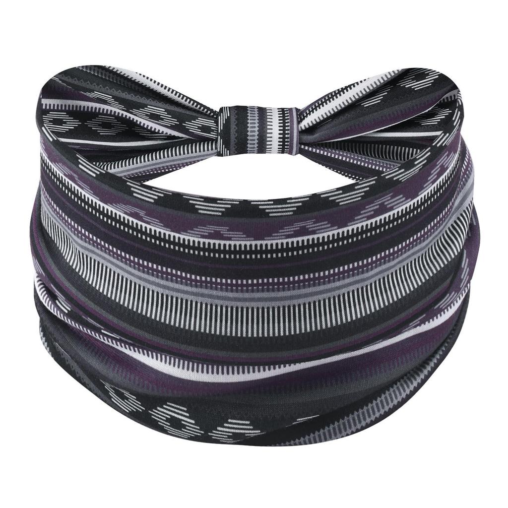 Cross-Border Women's Cotton Yoga Headband - Elastic, Sweat-Absorbing, Fashionable