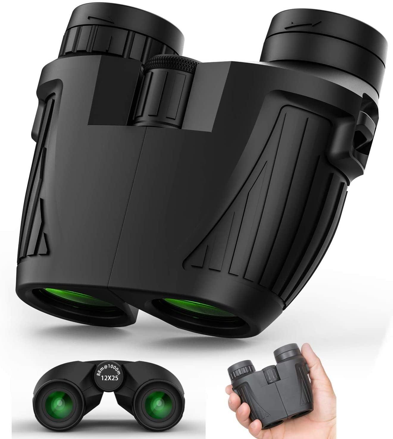 

2020 Новий бінокль Paul 12X25+Нічне бачення з низьким рівнем освітленості Портативний високої чіткості High-Power Діти Дорослі Діти чорний