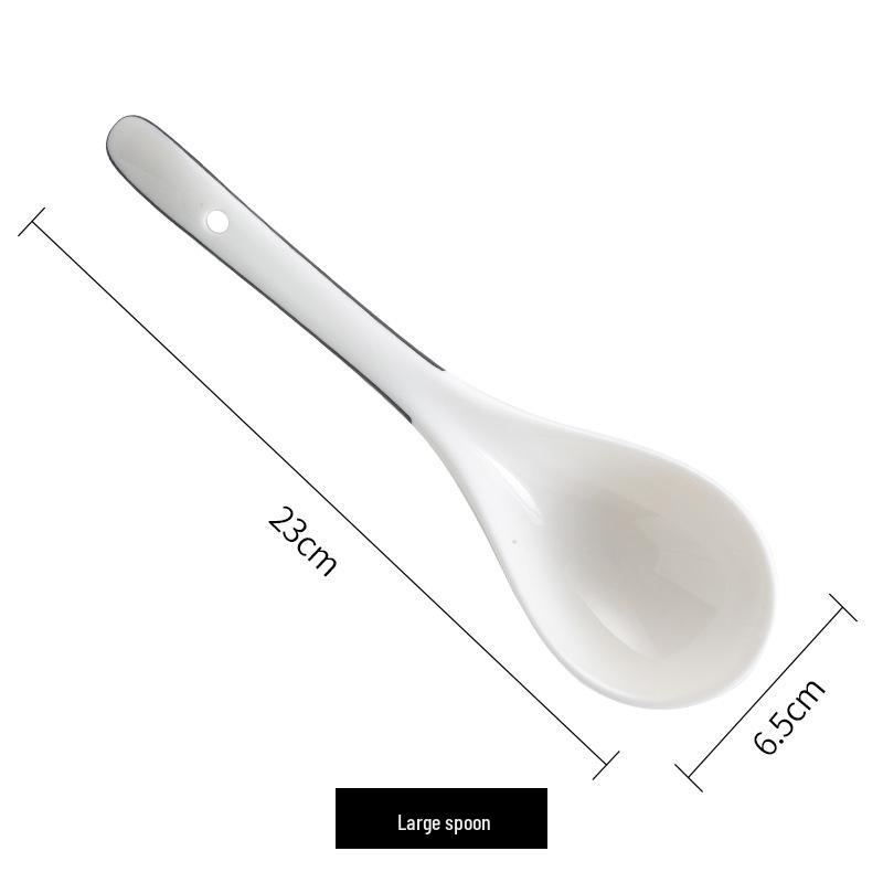 Elegant Ceramic Tableware Set: Thickened Bowls & Plates with Gift Box
