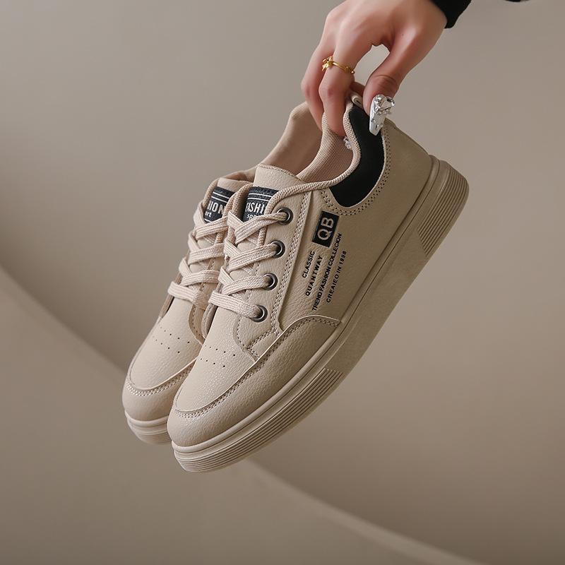 Little White Shoes Women's Autumn New Korean Version Ins Female Students' Leisure Sports Versatile Board Shoes Street Shooting Flats