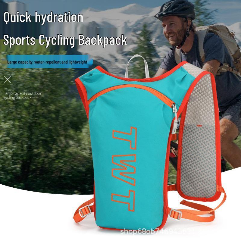 

Lightweight Multifunctional Backpack for Cycling, Running, Hiking, and Mountaineering Sky Blue