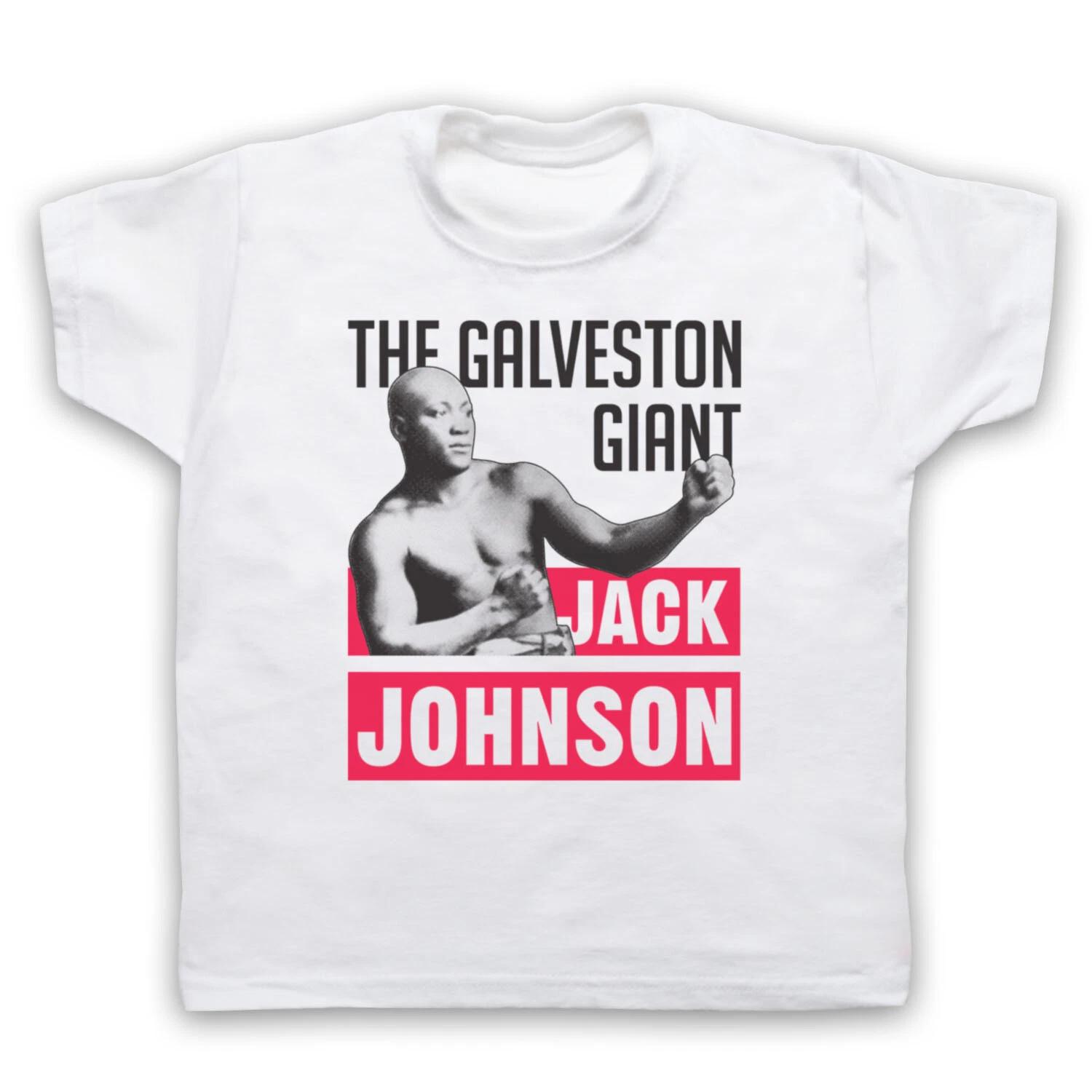 GALVESTON GIANT UNOFFICIAL JACK JOHNSON BOXING BOXER KIDS CHILDS T-shirt 140