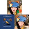 Cat Ear Beanie Hat For Women Cotton Cute Cartoon Adjustable Beret Fashion Accessory Summer Winter