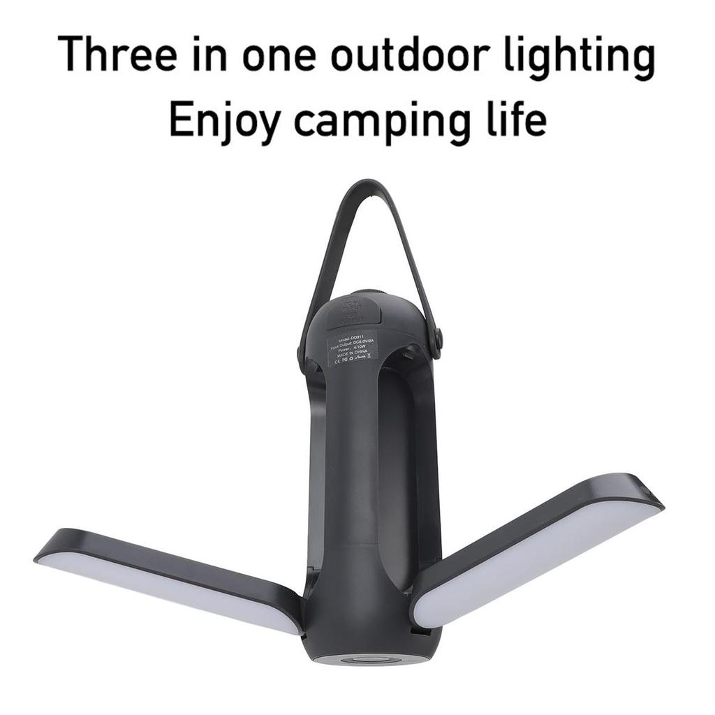 Camping Lantern 3 Colors Emergency Light Waterproof Foldable Super Bright Flashlight Hiking Hanging Led Powerbank Usb C Lanterns
