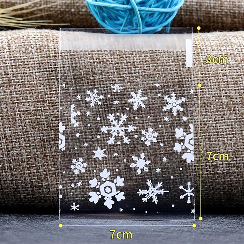 

Самоклеящиеся пластиковые пакеты Sagit для упаковки конфет и печенья, 100 шт.