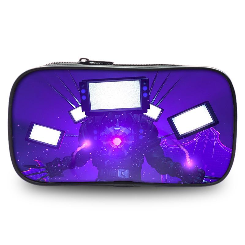 Toilet Trendy Skibidi Pencil Bag With Multiple Color Options For Boys School