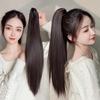 Long, Fluffy Straight Ponytail Wig Clip