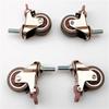 Threaded Brake Silent Universal Caster with Lightweight Elastic Wheel
