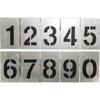 Jinsu Stainless Steel Number Stencil Set
