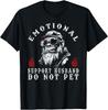 Emotional Support Husband Do Not Pet Funny Monkey T-Shirt