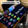 Large Mouse PadAmong Us Custom Name Text Personalized Desk Mat Non Slip Gaming Pad