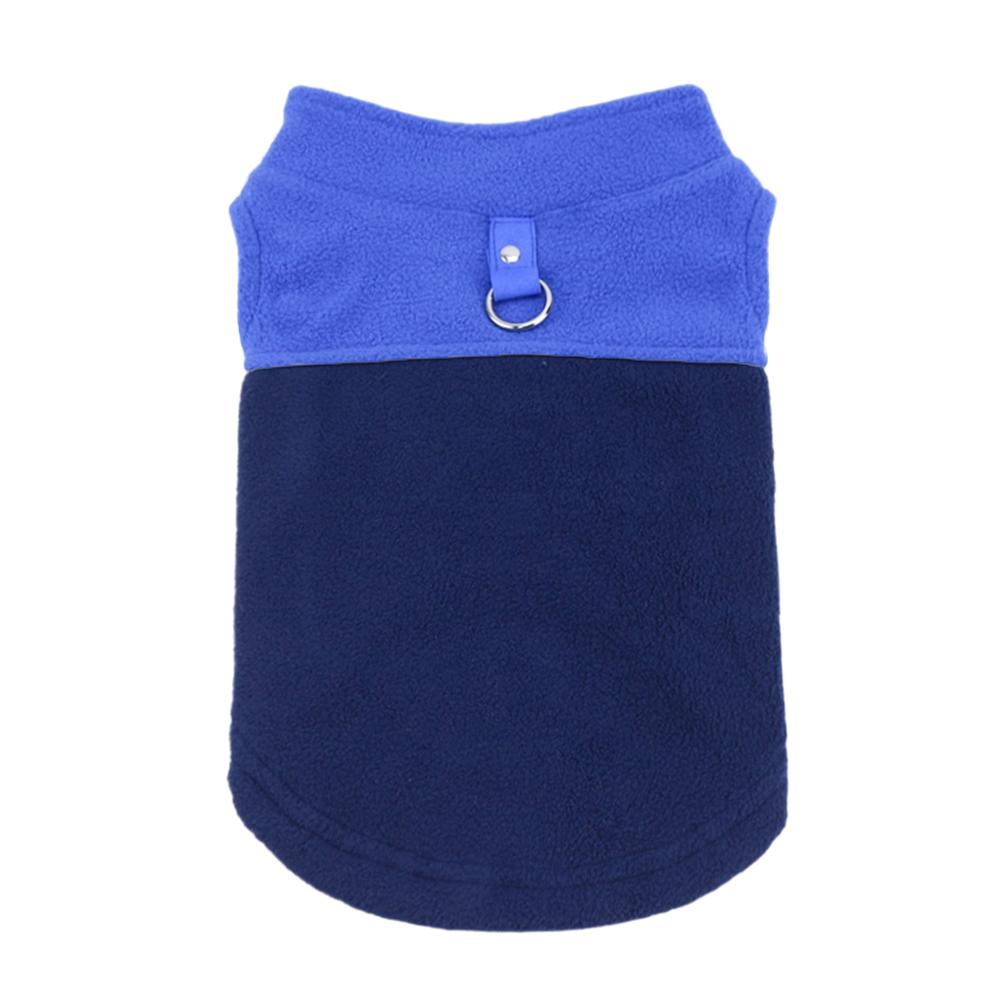 Winter Warm Dog Jacket With D-Ring Soft Fleece Pet Clothes French Bulldog Yorkies Chihuahua Coat for Small Dogs Puppy Cat Vest