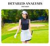 Women's High Waist Pleated Tennis Skirt with Anti-Exposure Lining - Summer Slimming Outdoor Sports Skirt