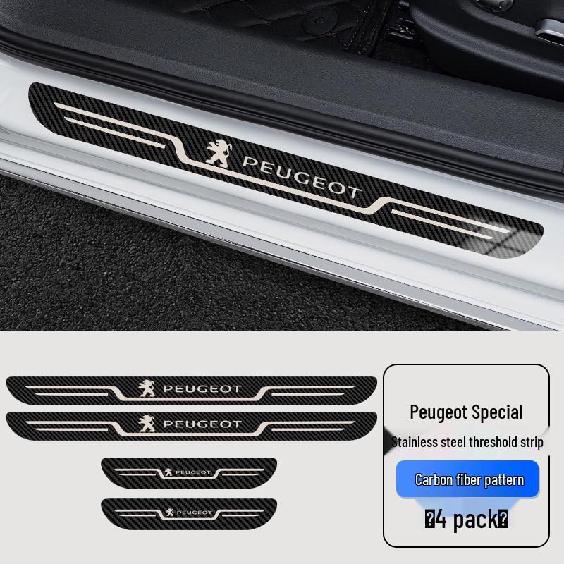 Peugeot Welcome Pedal Door Sill Strip for 508L, 4008, 5008, 408, 308, e2008