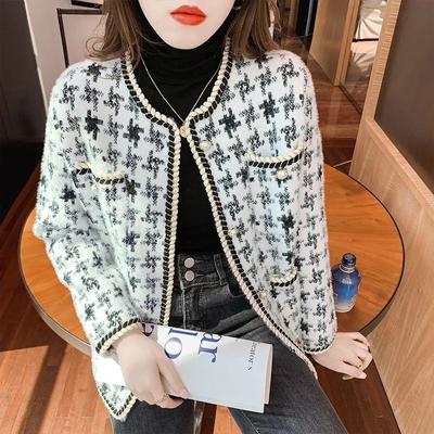 Modischer und schicker Strickpullovermantel für Damen im Herbst und Winter