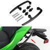 CNC Aluminum Motorcycle Passenger Rear Grab Bar Seat Rail Kit for Kawasaki Z650 17 18 Black