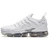 Air VaporMax Plus Niedrige Freizeitschuhe Laufen Herren Weiß 924453-102
