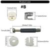 Innovative Eccentric Wheel Fixer Connectors Enhances Stability and Easy Maintenance in Home Furniture 20PCS