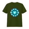 Arc Reactor Fun Design Mens T Shirt Cool Sci Fi Inspired Print for Tech Lovers Vintage Washed Casual Stylish Streetwear Unisex