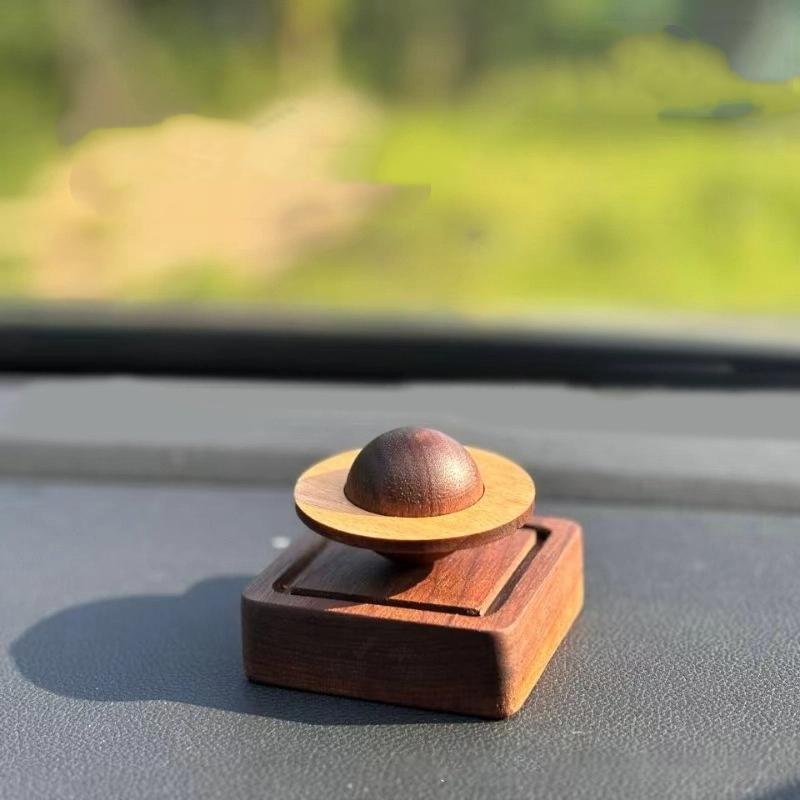 1Pc Wooden Scent Diffuser - Jupiter Shape No Essential Oil Needed Home Decor & Fresh Air Dorm Room Essential