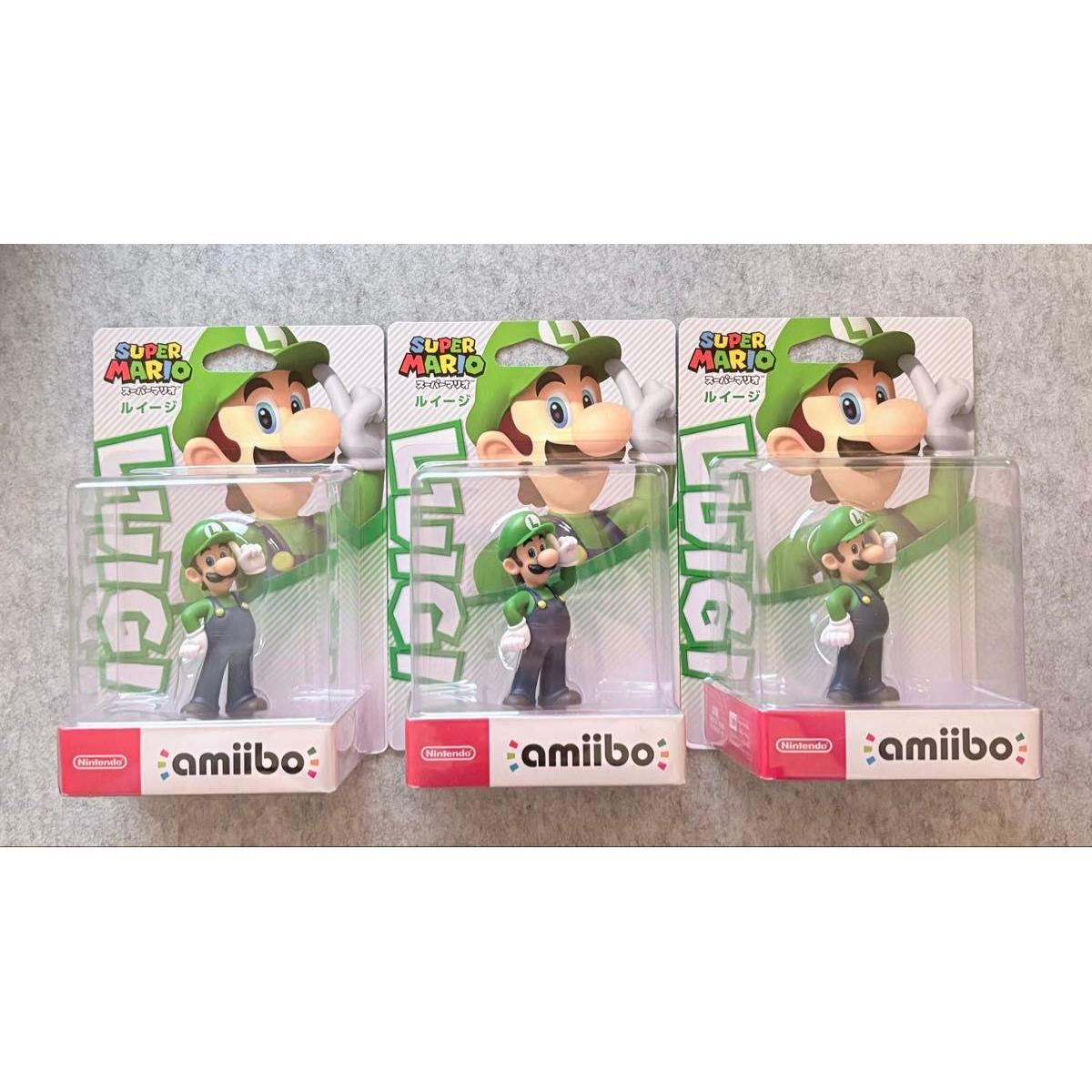 Used amiibo Luigi [3 pieces]