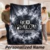 Sex Pistols Personalized Flannel Blanket Custom Name Text Soft Throw Blanket Home Decor