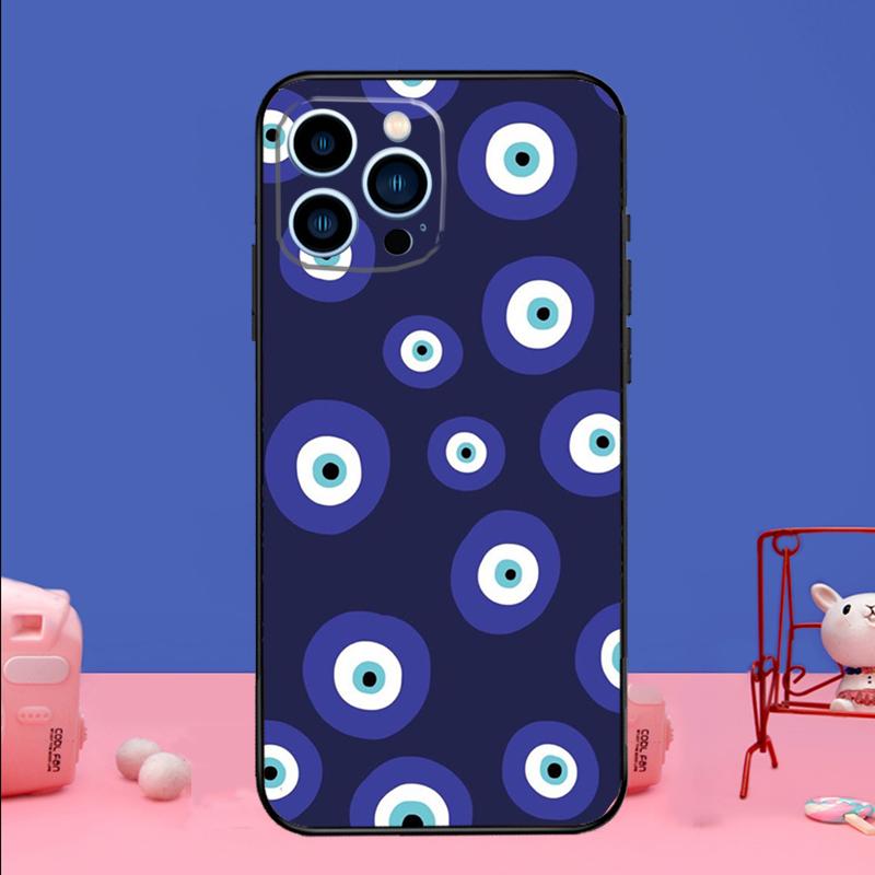 Evil Eyes Phone Case For iPhone 17 16 15 13 11 12 14 Pro Max mini 15 16 Plus 16e 17 Air Bumper Cover