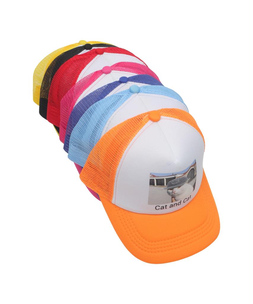 Eolaiteuaenggeul Cat And Cat Trucker Cap (7 Colors)