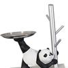 Adorable Panda Resin Figurine Organizer Tray for Home Office Decor