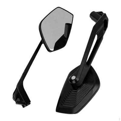2x Motorcycle Rearview Mirrors, Adjustable Angle Motorbike Race Bike Repair Side Mirror