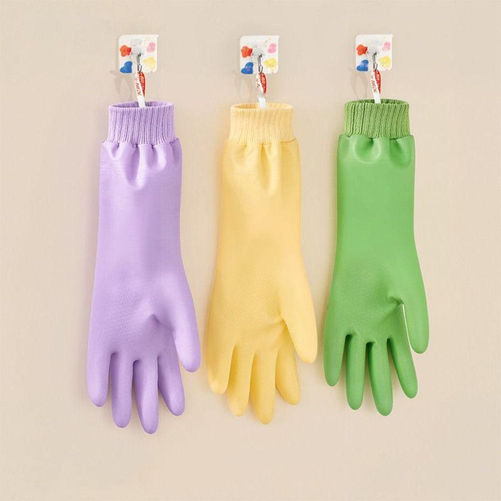 Tear-resistant Dishwashing Gloves Waterproof Housekeeping Gloves Cleaning Gloves  Kitchen Use