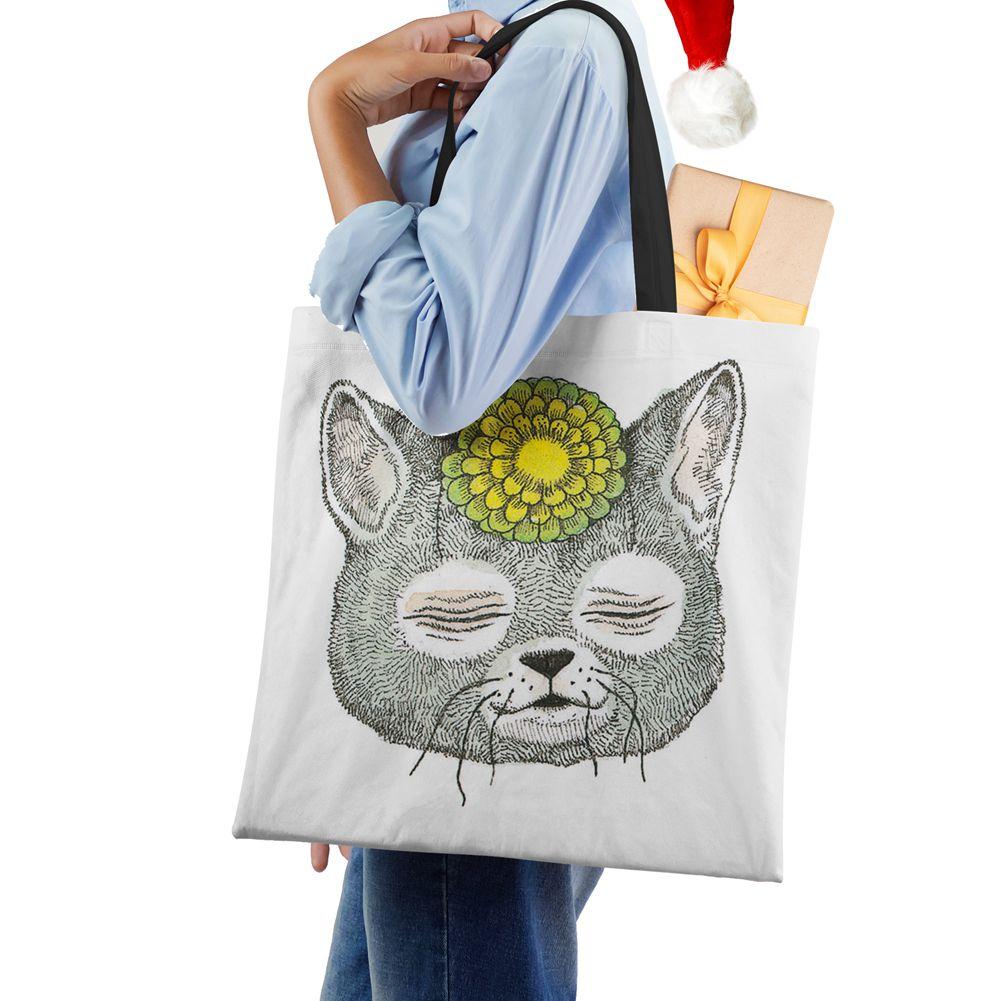 Women Canvas Shoulder Bag Shopper Bear Harajuku Casual Handbag Kawaii Eco Reused Large Capacity Travel  Tote Books Bag CLE
