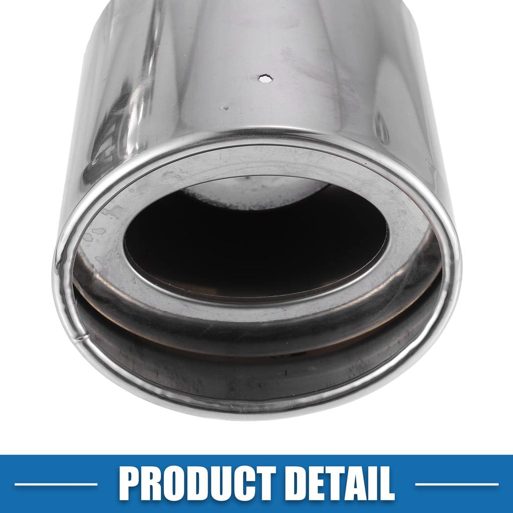 A ABSOPRO Muffler Cutter, Exhaust Pipe, Downward, General Purpose, For Car Exterior Supplies, Oval
