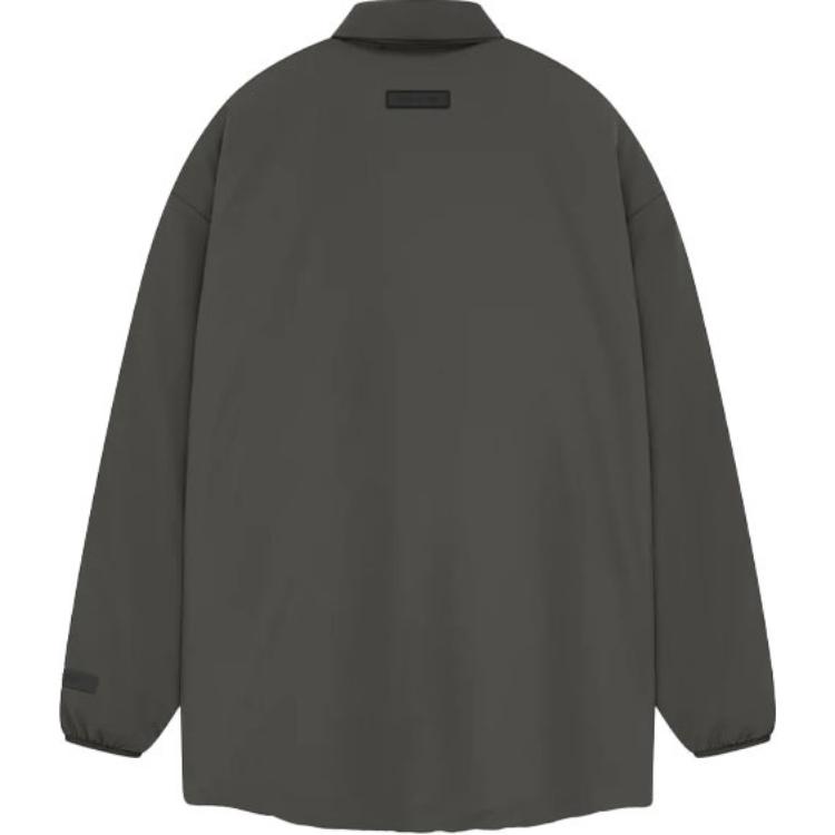 Fear of God Essentials Filled Shirt Jacket Ink Men Outerwear Black 202SP244490F