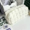 High-Color Value Cream Puff Pencil Case - Cloud-Soft, Large-Capacity & Durable, Perfect Stationery Bag Gift