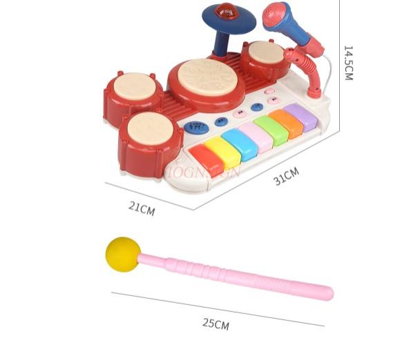 Baby Clapping Drum Baby Toy Clapping Drum Children'S Music 0-1 Years Old Early Education Puzzle Music Drum Jazz Drum