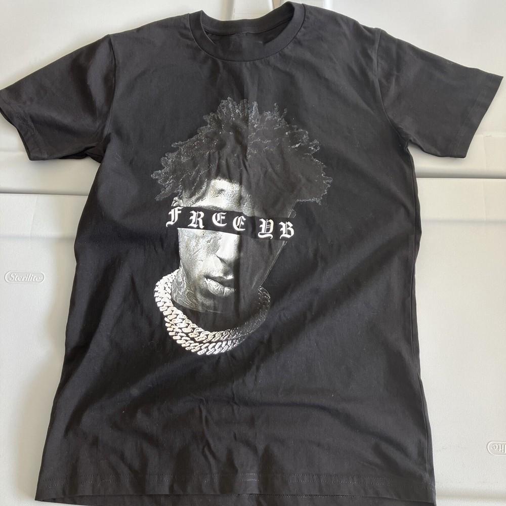 Rare YoungBoy Never Broke Again Black Cotton Short Sleeve All size T-shirt DM31 Unisex T-Shirt XL