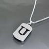 Simple Titanium Steel 26-Letter Necklace for Men and Women - Trendy Minimalist Design