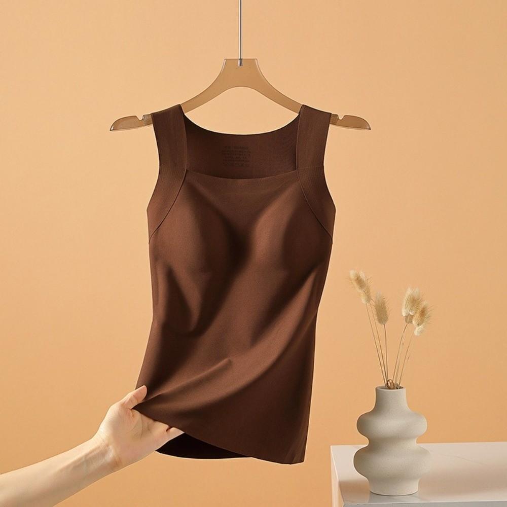 Sleeveless Thermal Underwear Seamless Heating Vest Top Tank Top Women's Vest Four Seasons