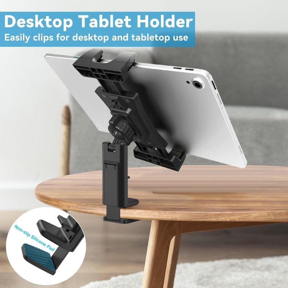 Foldable Airplane Phone Holder Handfree Tablet Mount Portable Tablet Bracket  Desk Edge